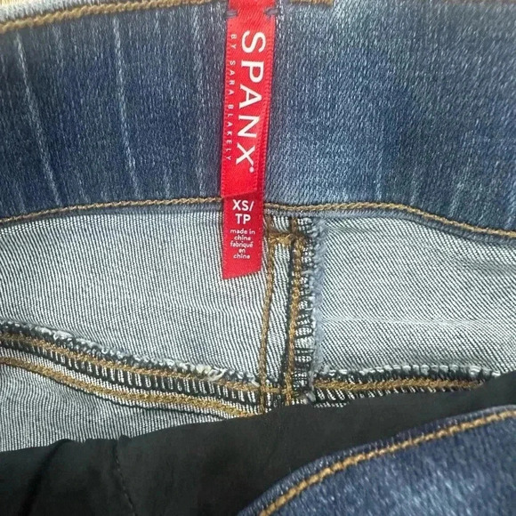 SPANX Ankle Skinny Jeans Light Vintage Wash NWT XS Jeggings - Picture 7 of 8
